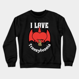 I Heart Transylvania-I Love Transylvania Crewneck Sweatshirt